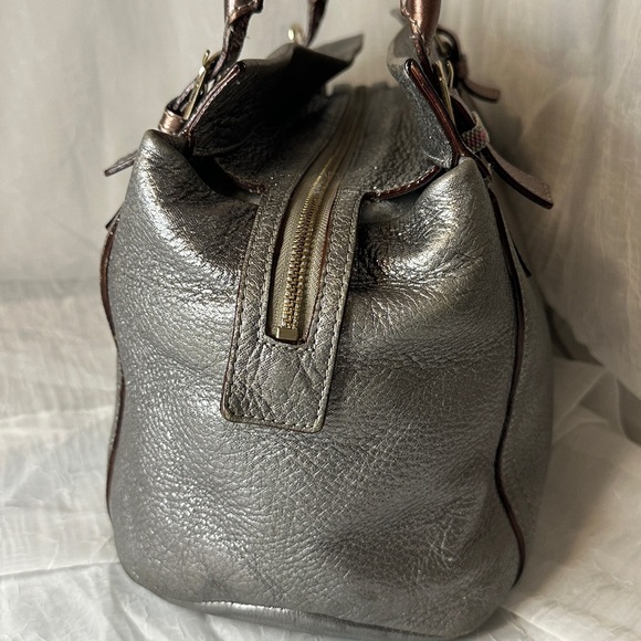 Kate Spade Metallic Gray Satchel - Picture 7 of 16